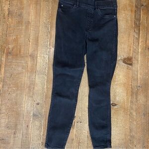 SPANX Black Denim Leggings Medium